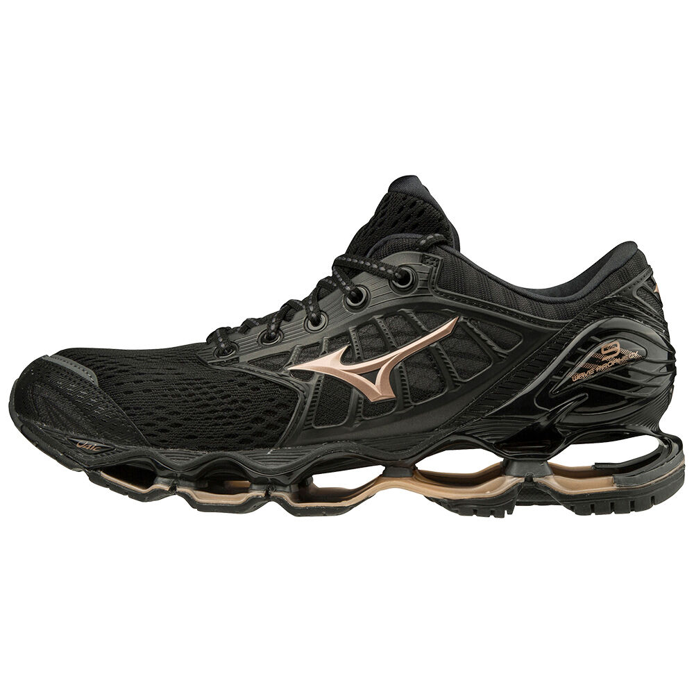 Scarpe Running Mizuno Wave Prophecy 9 Donna - Nere/Grigie - 94267-BRDK